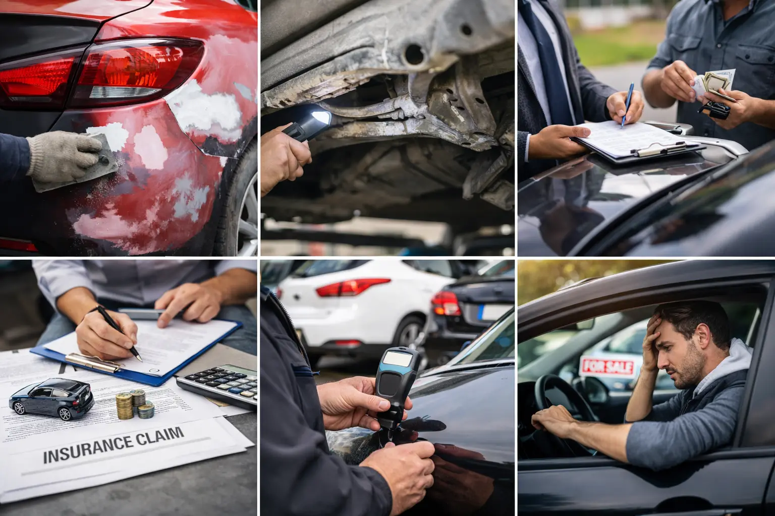 برای تعیین ارزش واقعی خودرو پس از تصادف یا آسیب، کارشناسان از دستورالعمل نحوه محاسبه خسارت افت قیمت استفاده میکنند. این روش بر اساس تجربه بازار و معاملات گذشته درصد تقریبی کاهش ارزش خودرو را مشخص میکند. بسته به نوع آسیب، مانند رنگشدگی، تعویض قطعات یا کارکرد بالا، میزان افت قیمت متفاوت است. بهطور مثال، رنگشدگی گلگیر معمولاً ۲ تا ۳ درصد و تعویض درب موتور ۶ تا ۸ درصد ارزش خودرو را کاهش میدهد.