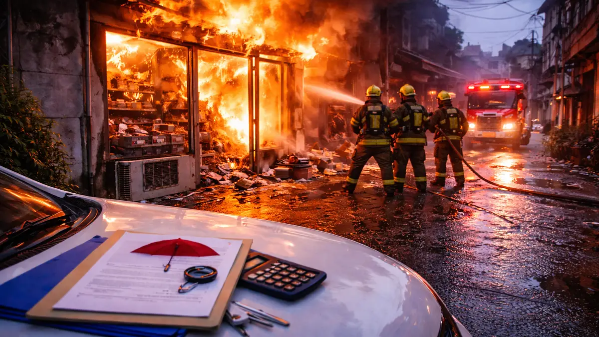 بیمه آتش سوزی مغازه در زمان جنگ و اعتراضات خسارت می دهد؟