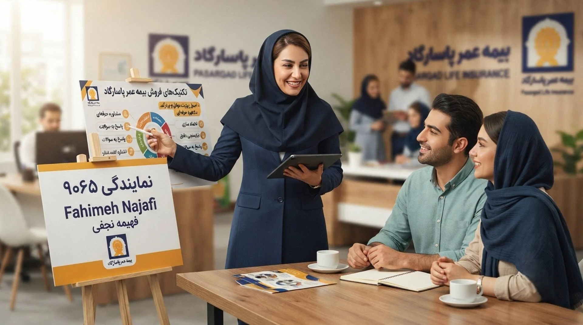مهم‌ترین تکنیک های فروش بیمه عمر پاسارگاد [اصول پرزنت موفق و پردرآمد]